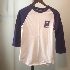 NYU Baseball Tee